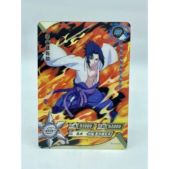 Sasuke Uchiha Naruto Kayou Card‎ CCG TCG Lenticular #NR-HR-072 Holo Unplayed NM - Picture 1 of 6